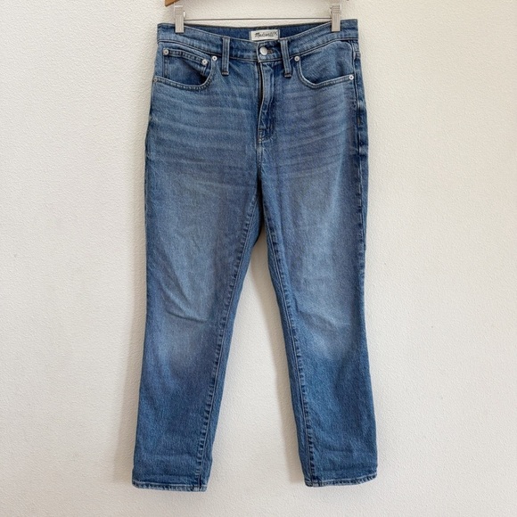 Madewell The Petite High-Rise Slim Boyjean in Neal Wash 27 Petite - Picture 2 of 7